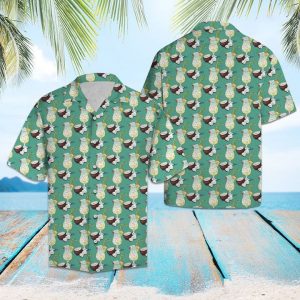 Pina Colada Summer Hawaiian Shirt Summer Button Up