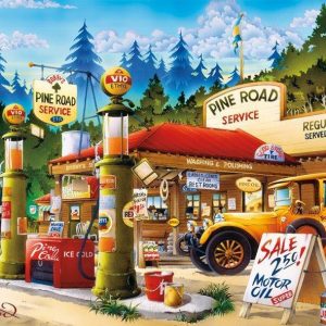 Pine Road Service Jigsaw Puzzle Set