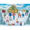 Pine Valley Lodge Skating Jigsaw Puzzle Set