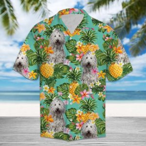 Pineapple Komondor Hawaiian Shirt Summer Button Up