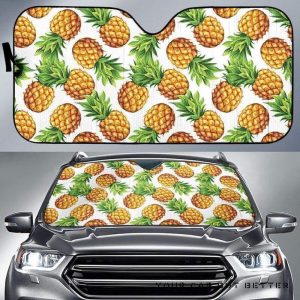Pineapples Pattern Car Auto Sun Shade