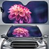 Pink Flowers Car Auto Sun Shade