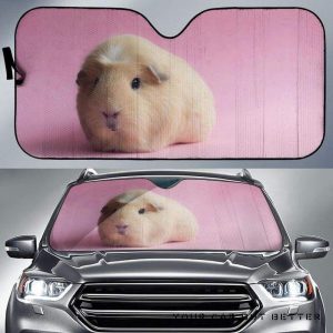 Pink Guinea Car Auto Sun Shade