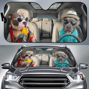 Pitbull Car Auto Sun Shade