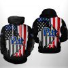 Pitt Panthers NCAA US Flag 3D Printed Hoodie/Zipper Hoodie