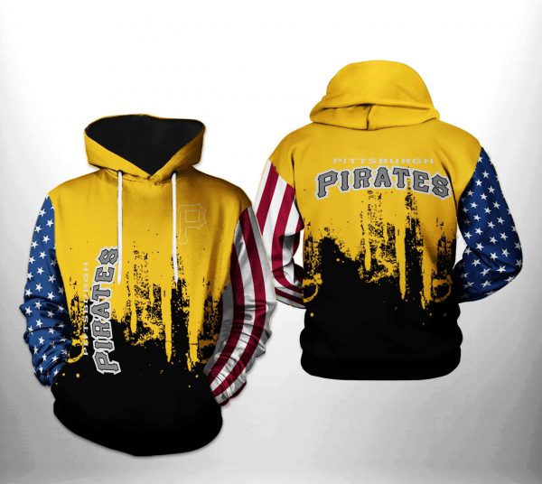 Pittsburgh Pirates MLB Team US 3D Printed Hoodie/Zipper Hoodie