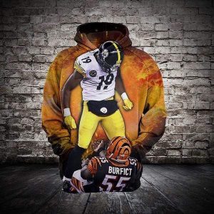 Pittsburgh Steelers 3D Printed Hoodie/Zipper Hoodie