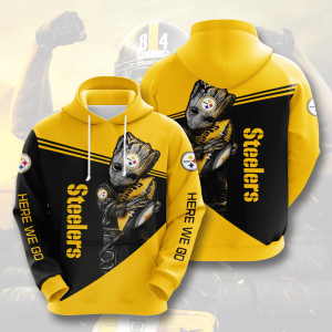 Pittsburgh Steelers 3D Printed Hoodie/Zipper Hoodie