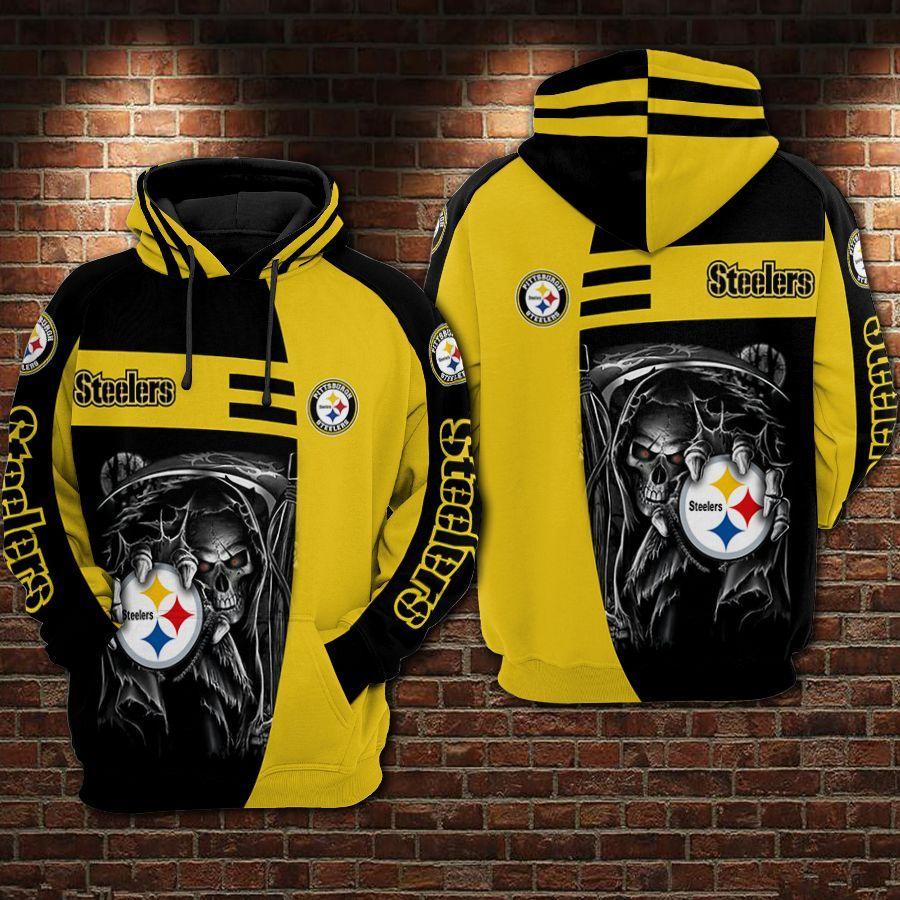 Pittsburgh Steelers 3D Printed Hoodie/Zipper Hoodie Pittsburgh Steelers 3D Printed Hoodie/Zipper Hoodie