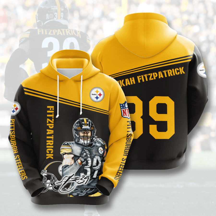 Pittsburgh Steelers 3D Printed Hoodie/Zipper Hoodie Pittsburgh Steelers 3D Printed Hoodie/Zipper Hoodie