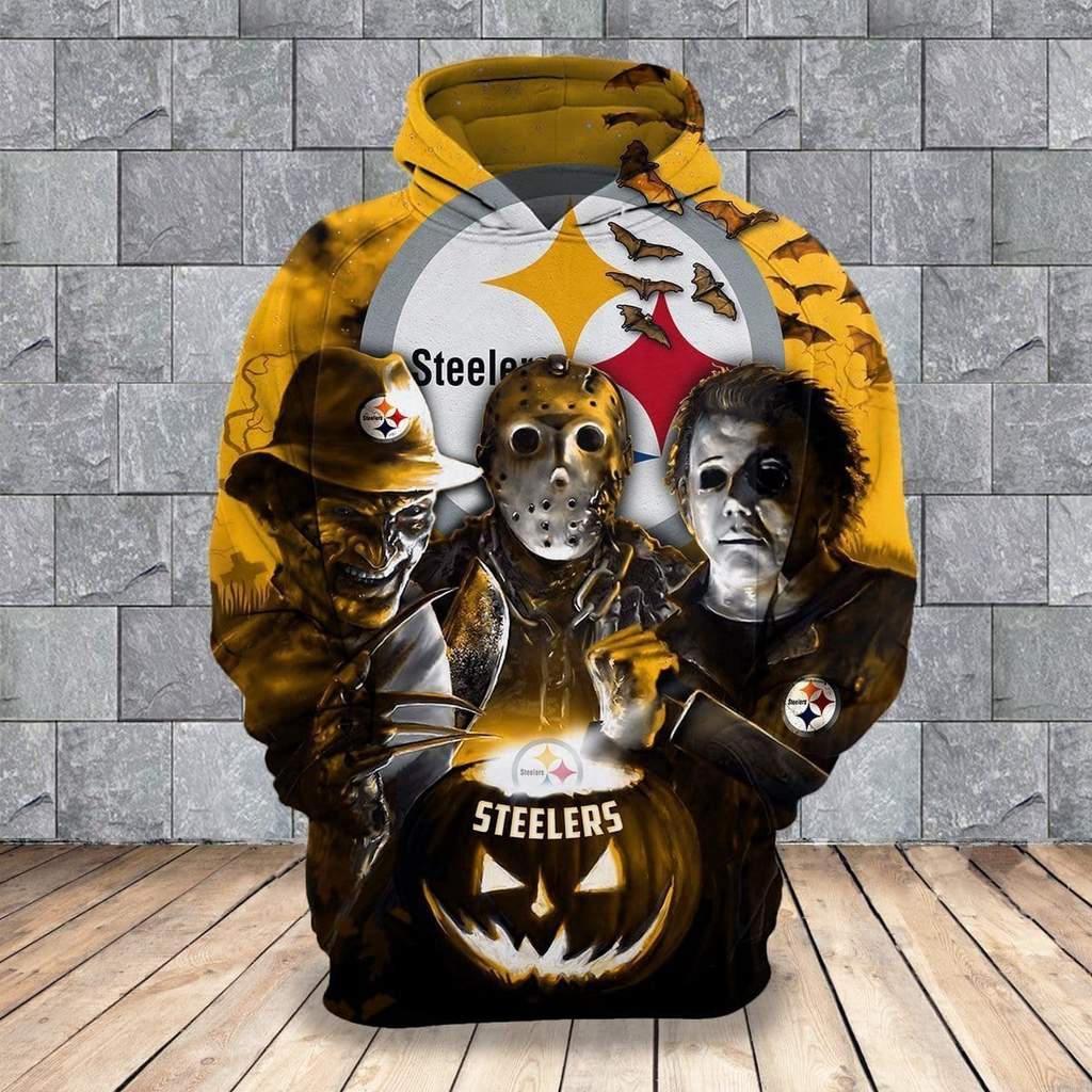 Pittsburgh Steelers 3D Printed Hoodie/Zipper Hoodie Pittsburgh Steelers 3D Printed Hoodie/Zipper Hoodie