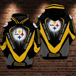 Pittsburgh Steelers 3D Printed Hoodie/Zipper Hoodie