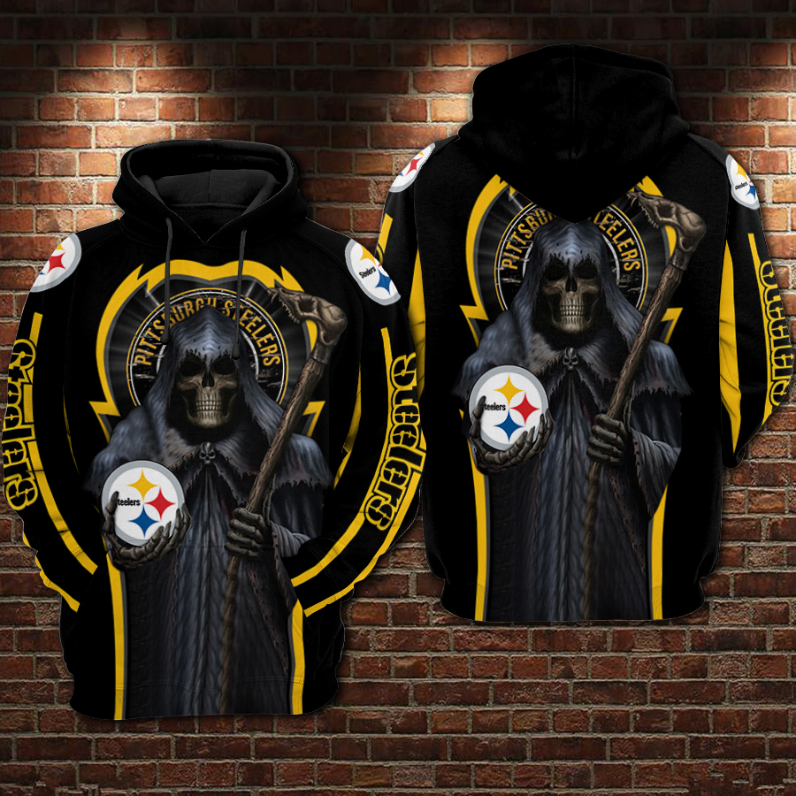 Pittsburgh Steelers 3D Printed Hoodie/Zipper Hoodie Pittsburgh Steelers 3D Printed Hoodie/Zipper Hoodie