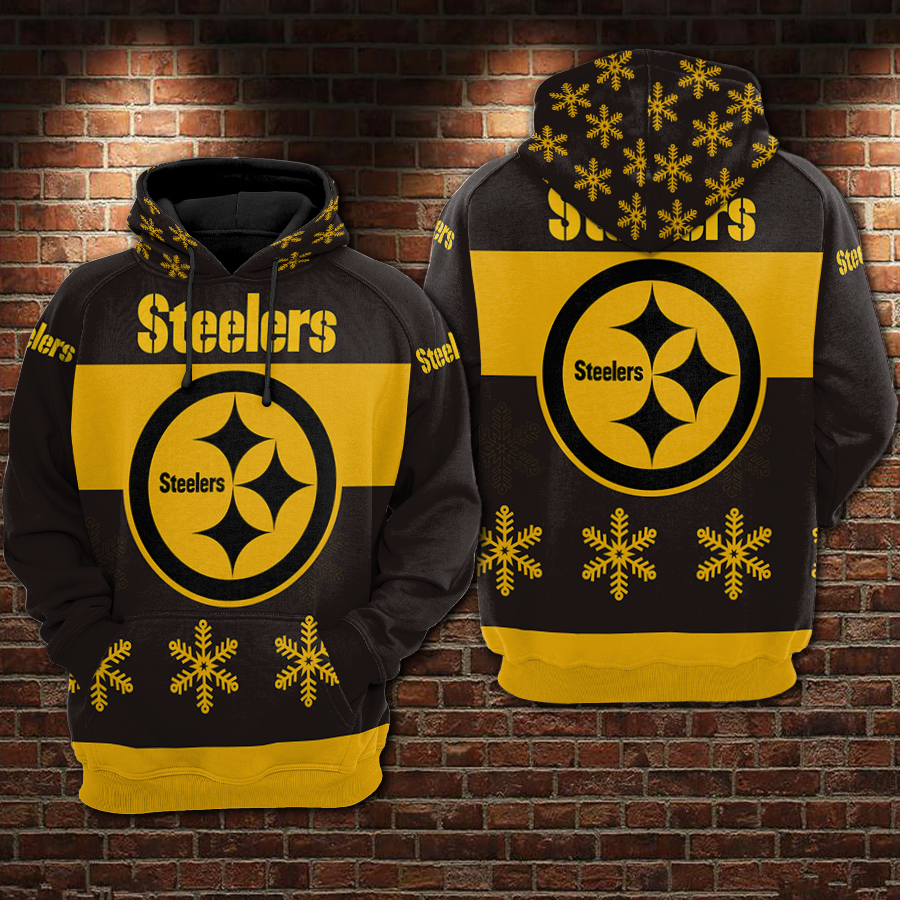 Pittsburgh Steelers 3D Printed Hoodie/Zipper Hoodie Pittsburgh Steelers 3D Printed Hoodie/Zipper Hoodie