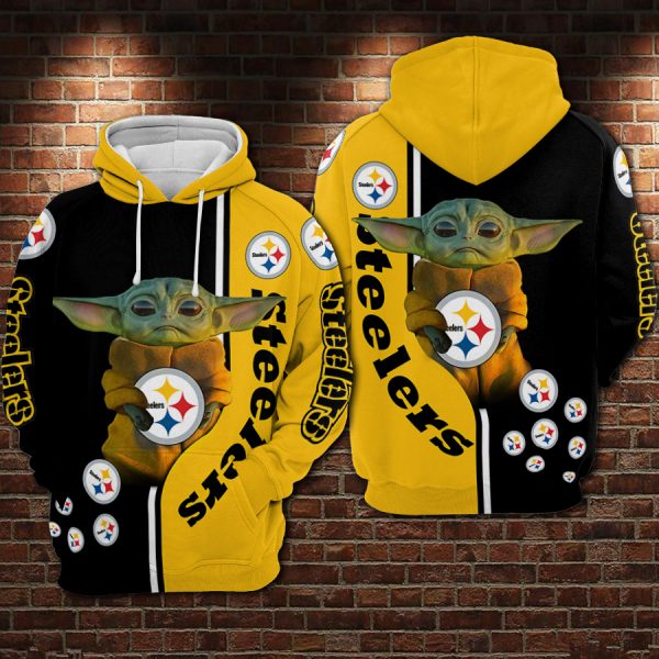 Pittsburgh Steelers 3D Printed Hoodie/Zipper Hoodie