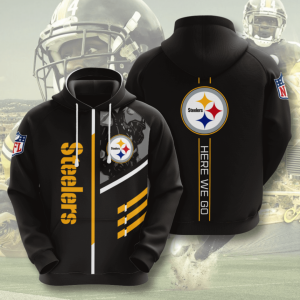 Pittsburgh Steelers American Football 3D Printed Hoodie/Zipper Hoodie