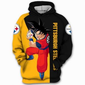 Pittsburgh Steelers Goku Dragon Ball Z 3D Printed Hoodie/Zipper Hoodie