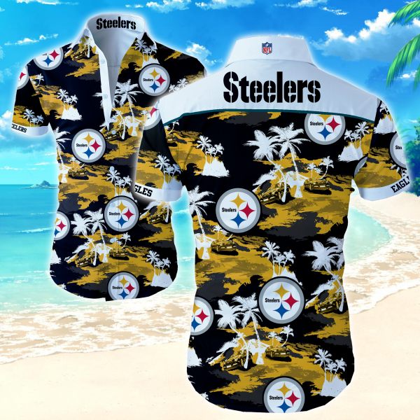 Pittsburgh Steelers Hawaiian Shirt Summer Button Up