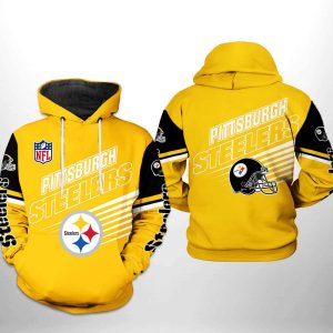 Pittsburgh Steelers NFL Team 3D Printed Hoodie/Zipper Hoodie