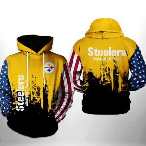 Pittsburgh Steelers NFL Team US 3D Printed Hoodie/Zipper Hoodie