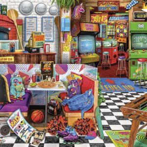 Pixels And Pizza Jigsaw Puzzle Set