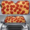 Pizza Pepperoni Car Auto Sun Shade