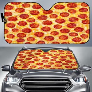Pizzas Car Auto Sun Shade