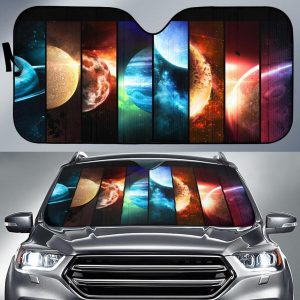 Planets Car Auto Sun Shade