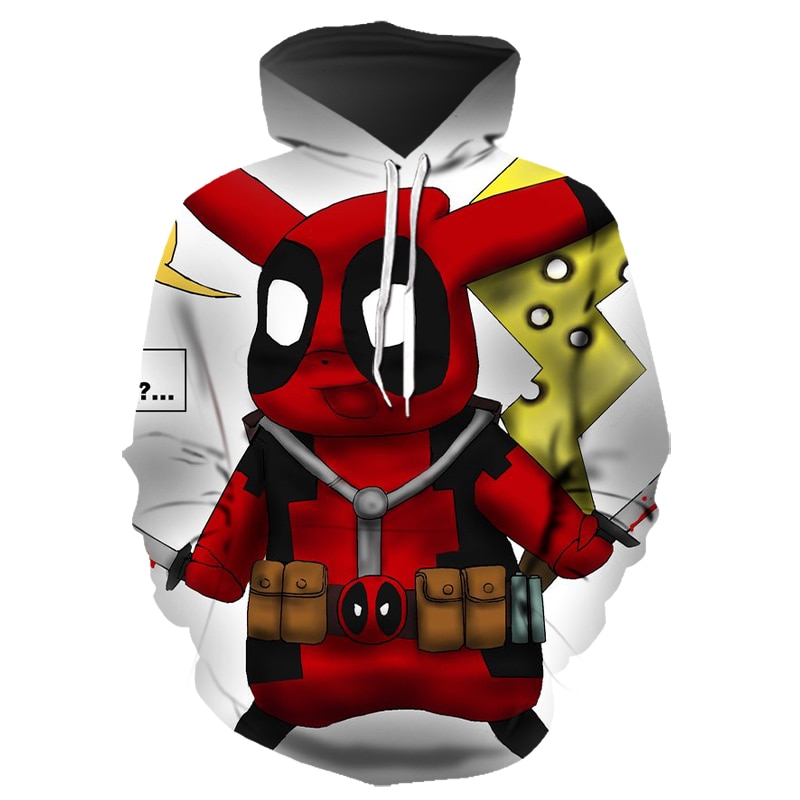 Pokemon 3D Printed Hoodie/Zipper Hoodie Pokemon 3D Printed Hoodie/Zipper Hoodie