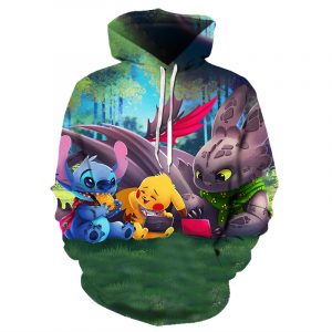 Pokemon 3D Printed Hoodie/Zipper Hoodie