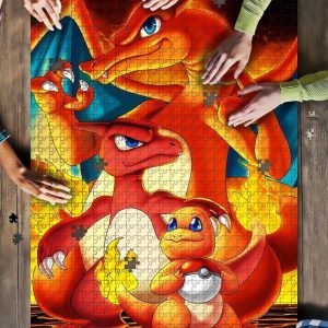 Pokemon Carmander Evolution Jigsaw Puzzle Set