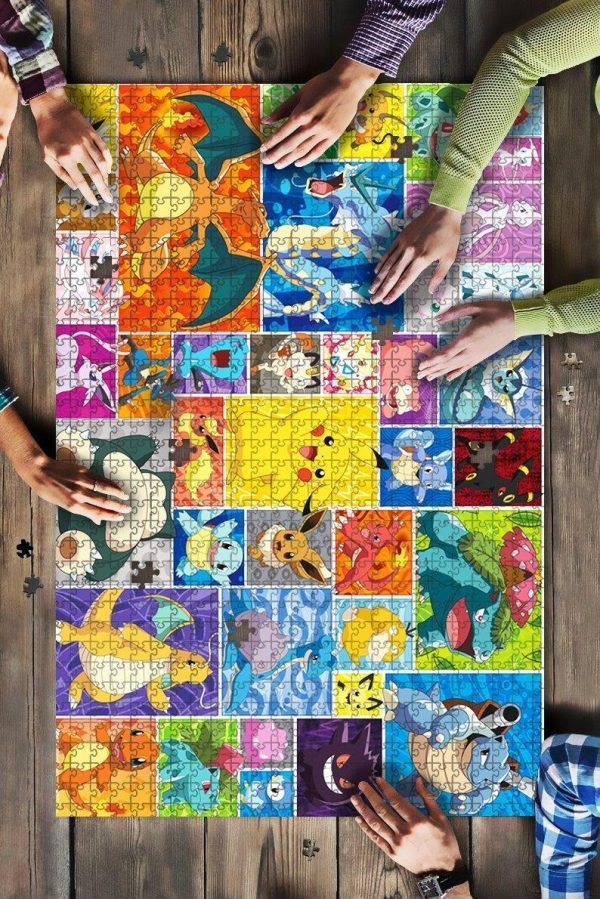 Pokemon Gen 1 Super Cute Jigsaw Jigsaw Puzzle Set
