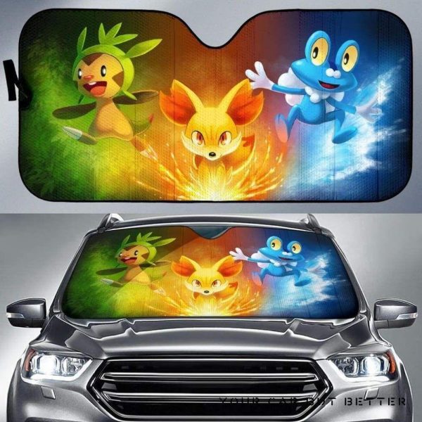 Pokemon Gen 6 Car Auto Sun Shade