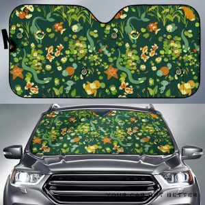 Pokemon Green Car Auto Sun Shade