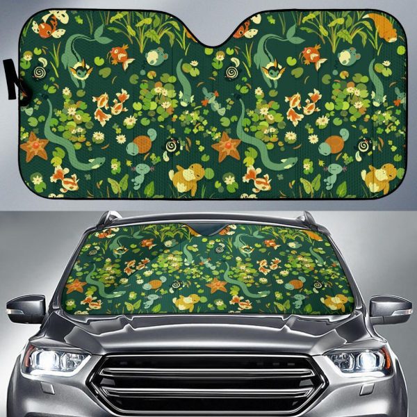 Pokemon Greens Car Auto Sun Shade