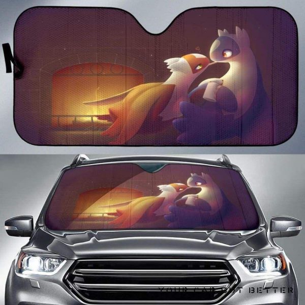 Pokemon Love Car Auto Sun Shade