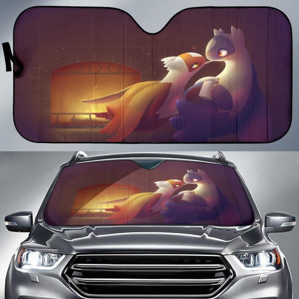 Pokemon Loves Car Auto Sun Shade