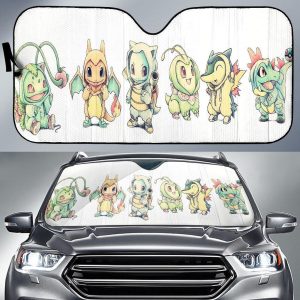 Pokemon Paint Mixs Car Auto Sun Shade