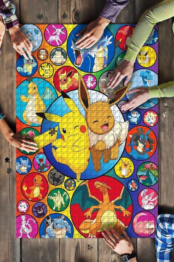 Pokemon Super Cute Jigsaw Jigsaw Puzzle Set