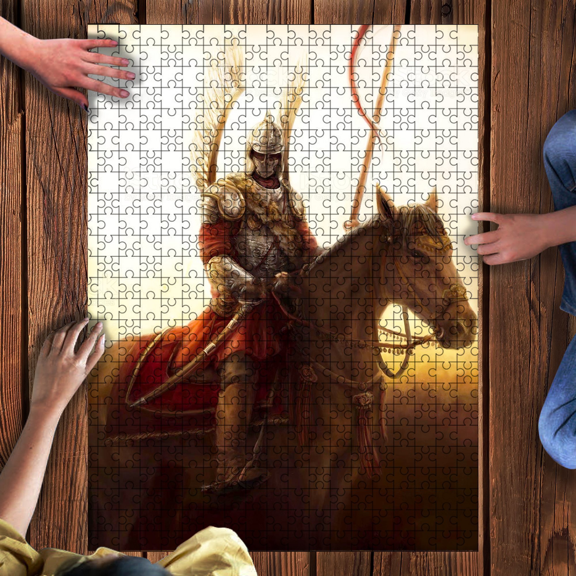 Poland Jigsaw Polish The Winged Hussar Jigsaw Puzzle Set Poland Jigsaw Polish The Winged Hussar Jigsaw Puzzle Set
