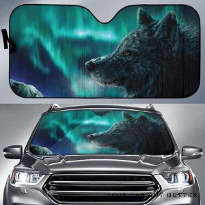 Polaris Aurora Wolf Car Auto Sun Shade