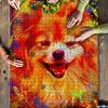 Pomeranian Dog Colorful Jigsaw Puzzle Set