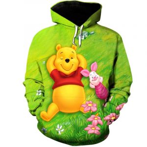 Pooh 3D Printed Hoodie/Zipper Hoodie