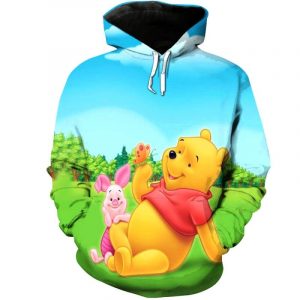 Pooh 3D Printed Hoodie/Zipper Hoodie