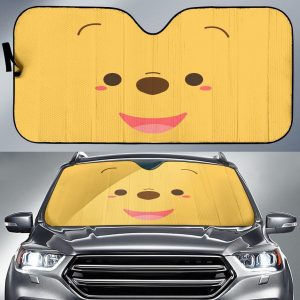 Pooh Face Car Auto Sun Shade