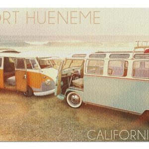 Port Hueneme Camper Van Jigsaw Puzzle Set