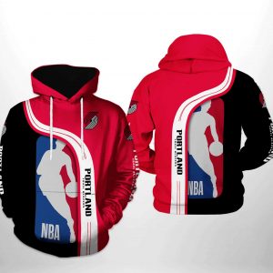 Portland Trail Blazers NBA Team 3D Printed Hoodie/Zipper Hoodie