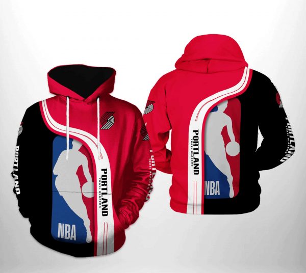 Portland Trail Blazers NBA Team 3D Printed Hoodie/Zipper Hoodie