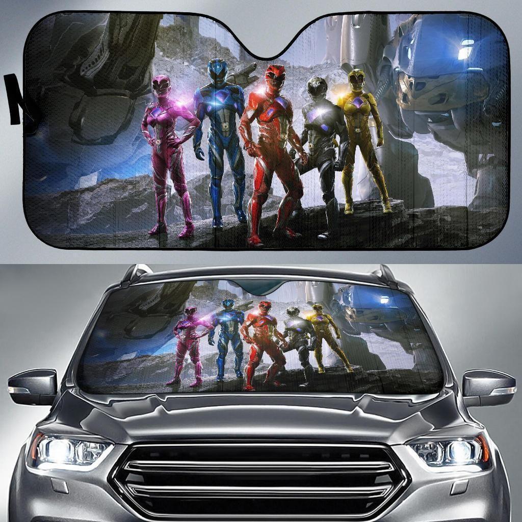Power Rangers The Movies 3 Car Auto Sun Shade Power Rangers The Movies 3 Car Auto Sun Shade