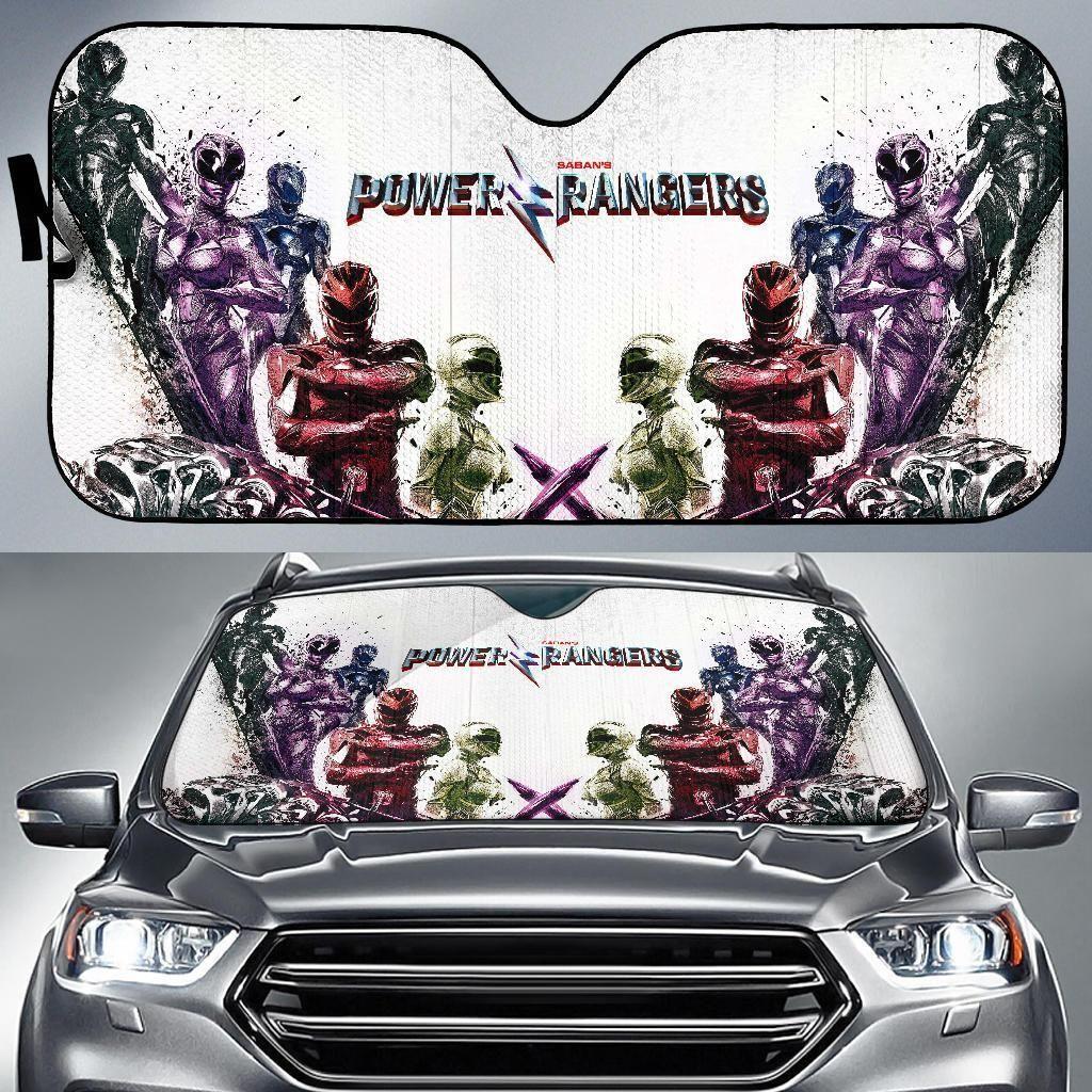 Power Rangers The Movies 4 Car Auto Sun Shade Power Rangers The Movies 4 Car Auto Sun Shade